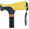 Riposo Walking stick - quadruped with soft grip - yellow AR-017