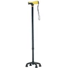 Riposo Walking stick - quadruped with soft grip - yellow AR-017