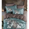 Riposo LUXURY Satino medvilnės patalynės komplektas LEONEL IRON 200x220 cm