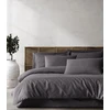 Riposo Premium satino medvilnės patalynės komplektas MODEST - ANTHRACITE 200x200 cm