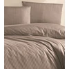 Riposo PREMIUM Satino medvilnės patalynės komplektas STRIPE MINK 140x200 cm