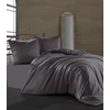 Riposo PREMIUM Satino medvilnės patalynės komplektas Pilkas 200x220 cm