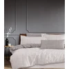 Riposo Premium satino medvilnės patalynės komplektas NORDIC Pilkas 200x200 cm