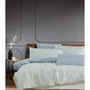 Riposo Premium satino medvilnės patalynės komplektas NORDIC Mėlynas 140x200 cm