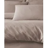 Riposo Premium satino medvilnės patalynės komplektas MODEST - CAMEL 200x200 cm