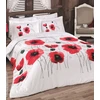 Riposo Premium satino medvilnės patalynės komplektas GELINCIK Raudonas 200x220 cm