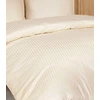 Riposo PREMIUM Satino medvilnės patalynės komplektas STRIPE CHAMPAGNE 200x220 cm