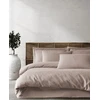 Riposo Premium satino medvilnės patalynės komplektas MODEST - CAMEL 200x200 cm