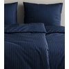 Riposo PREMIUM Satino medvilnės patalynės komplektas STRIPE NAVY 200x200 cm
