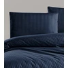 Čiužinys Riposo Premium satino pagalvės užvalkalas Stripe Navy 40x60 cm