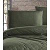 Riposo Premium satino pagalvės užvalkalas Stripe Dark Žalias 40x60 cm