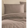 Riposo Premium satino pagalvės užvalkalas Stripe Mink 40x60 cm