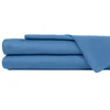 Riposo PREMIUM Satino paklodė be gumos Mėlyna 200x220 cm