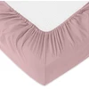 Riposo PREMIUM satino paklodė su guma Whisper pink 180x200 cm