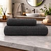RIPOSO rankšluostis Jacquard Anthracite 50x100 cm