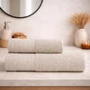 RIPOSO rankšluostis Jacquard Mink 70x140 cm