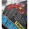 Riposo RENFORCE Digital medvilnės vaikiškas patalynės komplektas MONSTER TRUCK Mėlynas