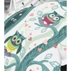 Riposo RENFORCE medvilnės vaikiškas patalynės komplektas OWLS 140x200 cm