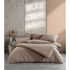 Riposo STONE WASHED medvilnės patalynės komplektas BEIGE 200x200 cm