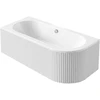 Akrilinė kampinė vonia Rea Orion Stripe Left 150cm