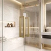 Dušo Durų Rankena Rea 01 Brushed Gold