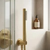 Dušo galvutė Rea JS-018 BRUSH GOLD