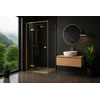 Dušo Kabina Rea Atlas 90x80 Gold kairys