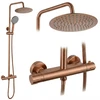 Dušo Komplektas Be Čiaupo Su Termostatu Rea Lungo Copper