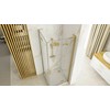 Dviguba dušo kabina REA Hugo 80x90 Brushed Gold