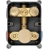 Dušo maišytuvas REA LUNGO MILER new BRUSHED GOLD Termostat