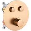 Įleidžiamas dušo komplektas Rea LUNGO COPPER BRUSH BOX