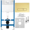 Įleistinis WC rėmas Rea K011A-Q HD Gold