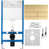 Įleistinis WC rėmas Rea K011A-Q T Gold