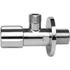 Kampinis vožtuvas 02 1/2" x 3/8" Chrome