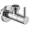 Kampinis vožtuvas 1/2" x 3/4" Chrome