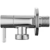Kampinis vožtuvas 1/2" x 3/4" Chrome