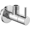 Kampinis vožtuvas 1/2" x 3/8" Chrome