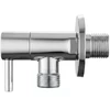 Kampinis vožtuvas 1/2" x 3/8" Chrome