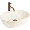 Kriauklė stalviršio Rea Amelia Travertine Classic 48