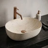 Kriauklė stalviršio Rea Amelia Travertine Classic 48