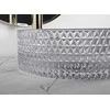 Kriauklė stalviršio Rea Cristal Light Pilkas