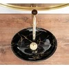 PASTATOMAS PRAUSTUVAS "REA SOFIA MINI Juodas MARBLE SHINY" JUODA