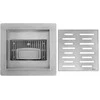 Linijinis nutekėjimas REA LINE 150x150 Nickel