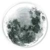 Lubinis šviestuvas Toolight Lubų šviestuvas APP1806-CW Moon LED Baltas