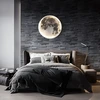 Lubinis šviestuvas Toolight Lubų šviestuvas APP1806-CW Moon LED Baltas