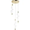 Lubinis šviestuvas Toolight Šviestuvas LED G009-3CPR Baltas/GOLD