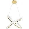 Lubinis šviestuvas Toolight Šviestuvas LED G035-CP Gold