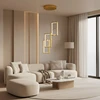 Lubinis šviestuvas Toolight Šviestuvas Led Lhj088-3cp Gold