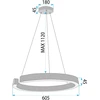 Lubinis šviestuvas Toolight Šviestuvas Led Lhj053-cp1 C Gold
