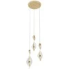 Lubinis šviestuvas Toolight Šviestuvas LED G028-3CP GOLD